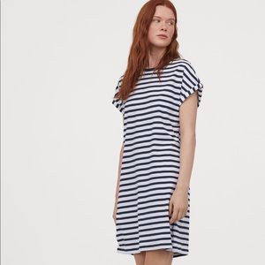H&M Basic Stripe T- Shirt Dress S